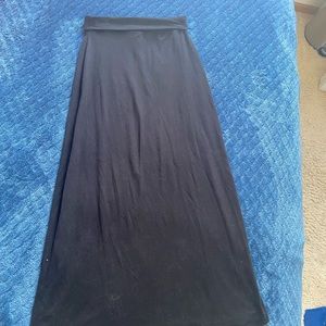 Floor length black skirt from Rue 21, Size Small